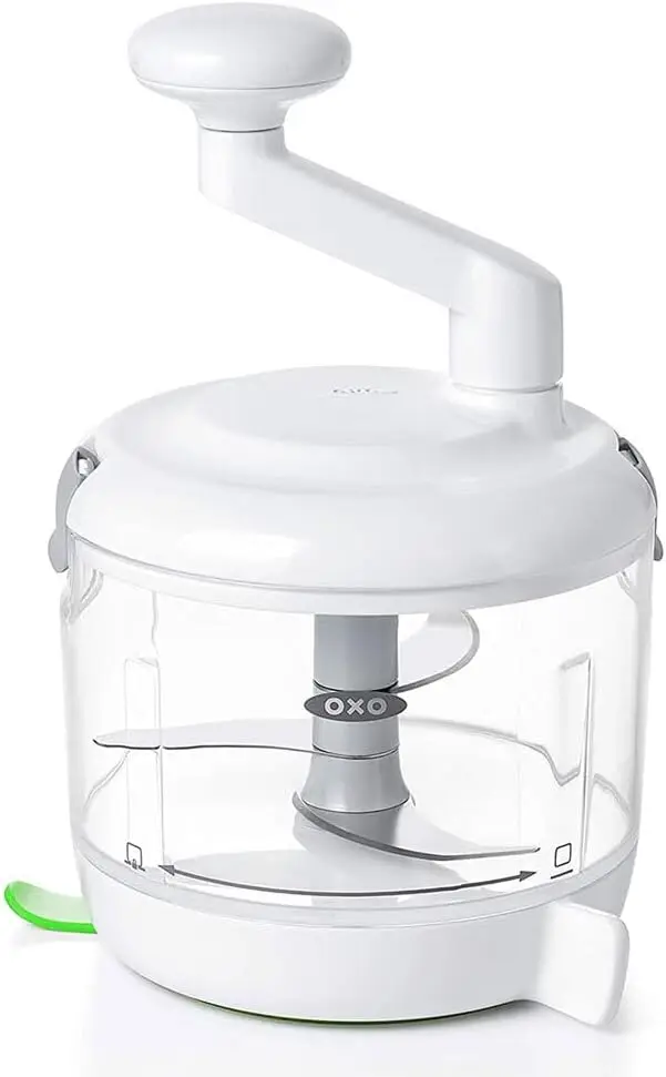 

Easy Twist Manual Food Processor for Chopping, Mincing & Pureeing with Secure Suction Base