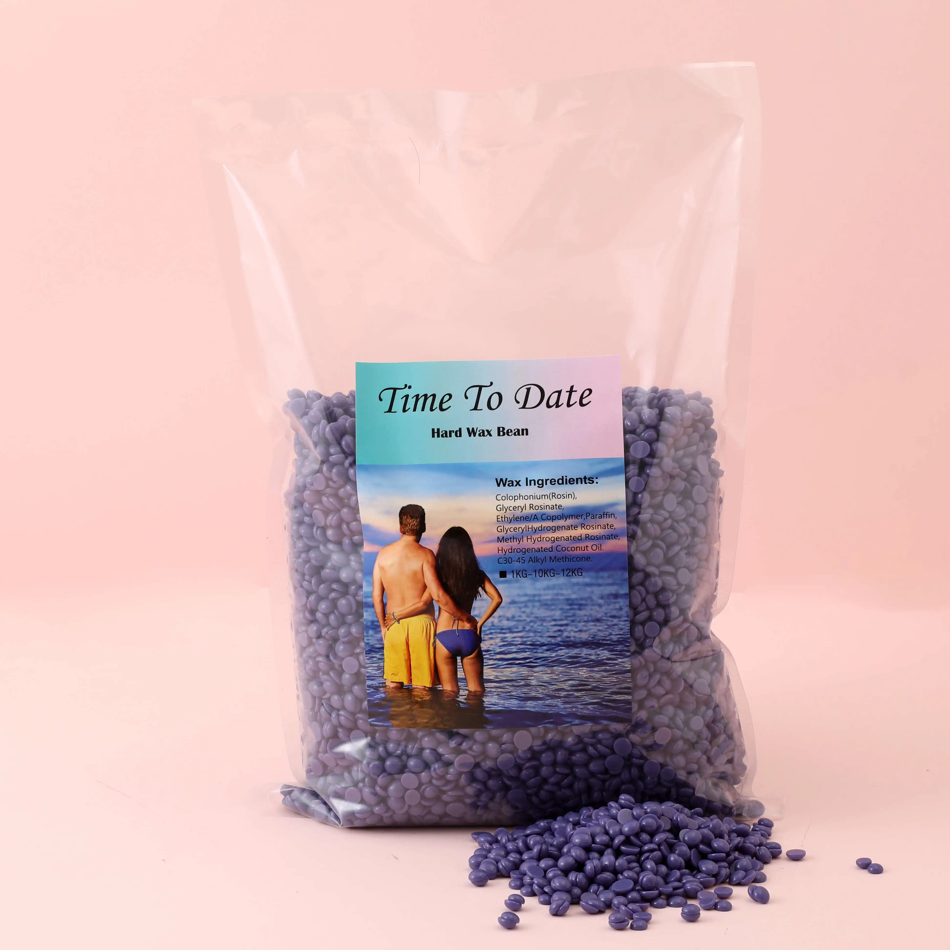 Beauty salon quality Painless Hair Removal Strip less Body rosin purple lavender Natural Gentle hard Wax Beans