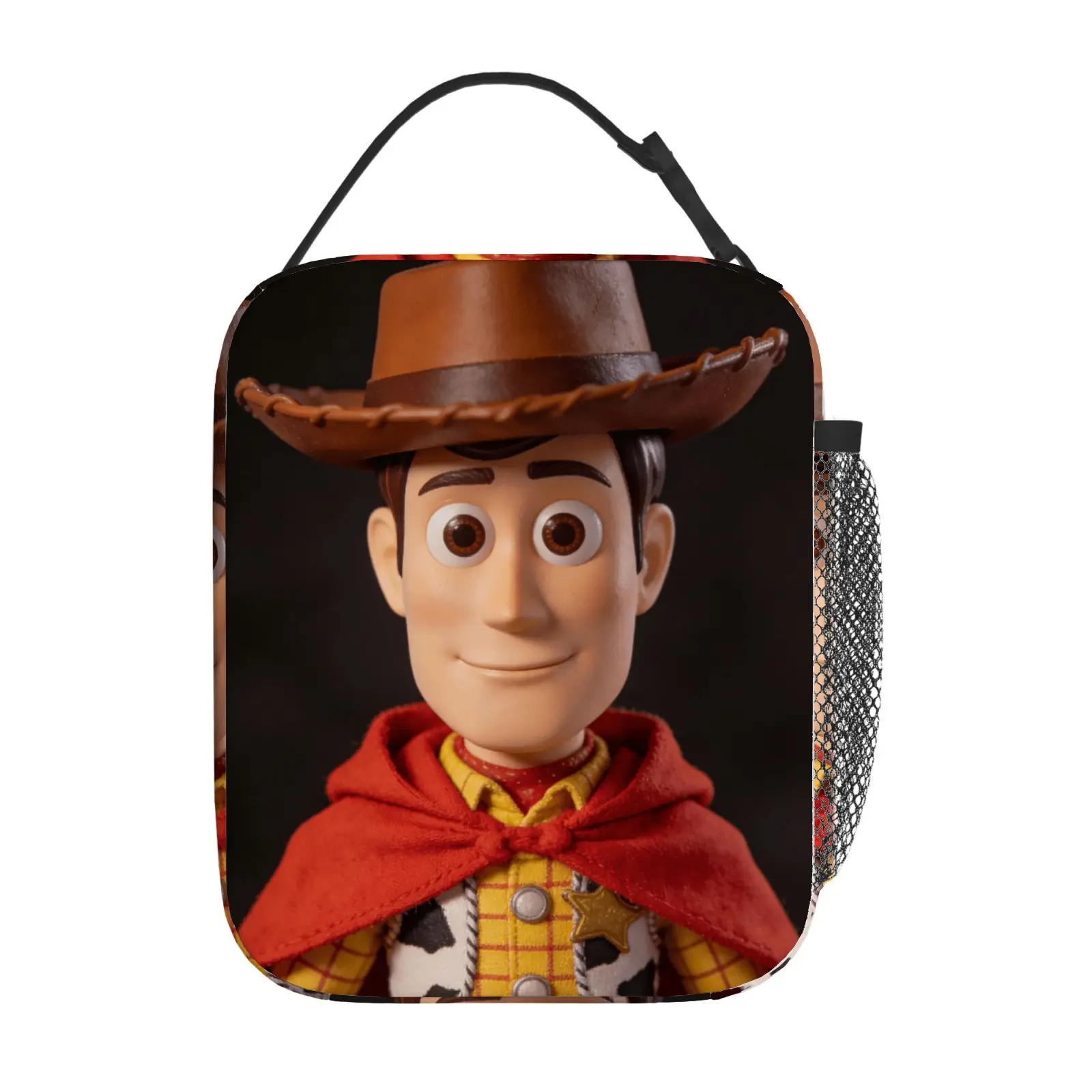 

1 шт. Стильная сумка для обедов с черным фоном и принтом в виде дерева для фанатов, изысканная и практичная сумка для обедов для школы, вечеринок и поездок на работу.