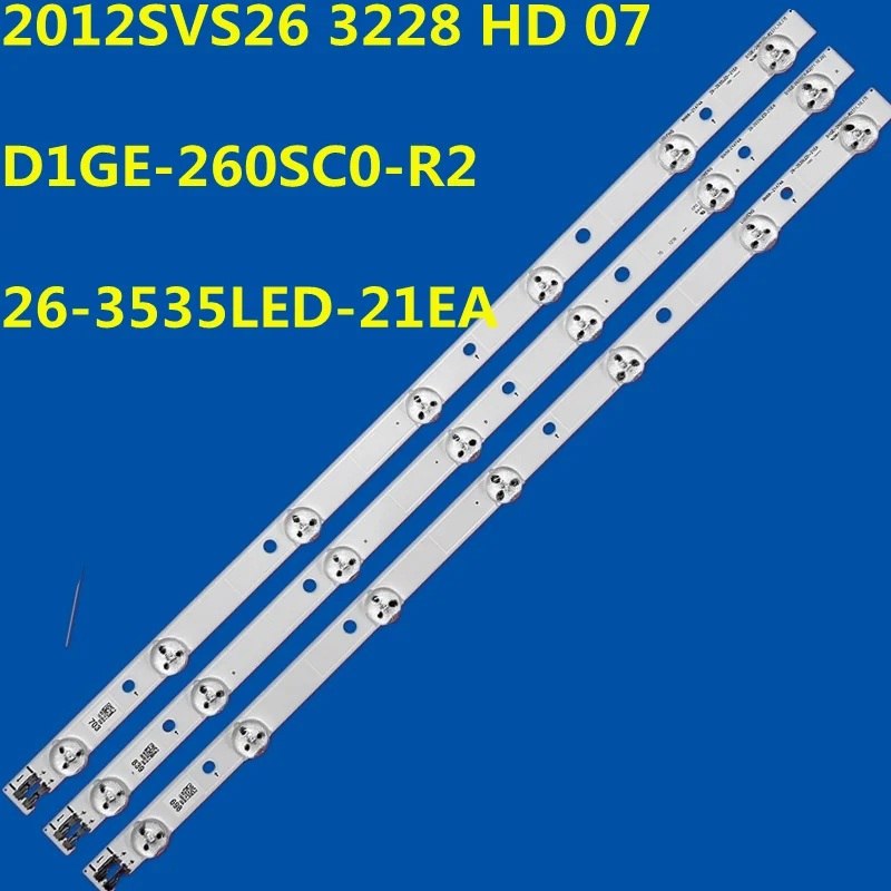 

15PCS LED Backlight strip For 2012SVS26 3228 HD 07 REV1.1 D1GE-260SC0-R2 BN96-21474A 26-3535LED-21EA UN26EH4000F UE26EH4510