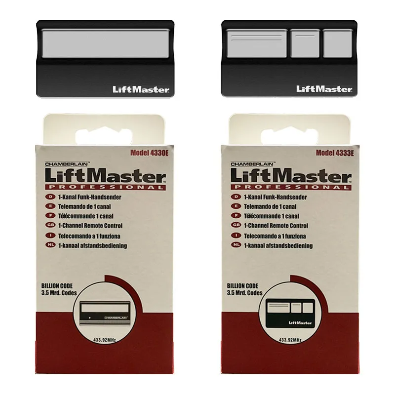 LiftMaster 4333E 4330E 4332E 4335E 1A5477-3 Remote Control Garage Door Opener 433.92MHz Gate Remote Control Command Controller