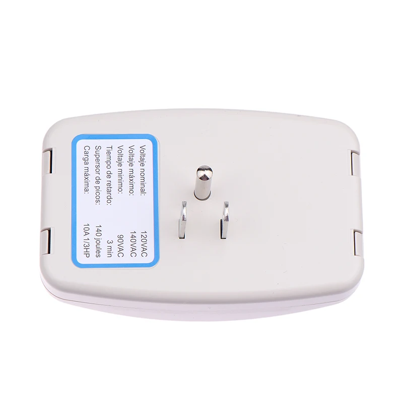 Protecteur de tension à sortie unique, protection contre les surtensions, plug-in pour appareil ménager, support mural, suppresseur d'alimentation pour TV, PC, réfrigérateur