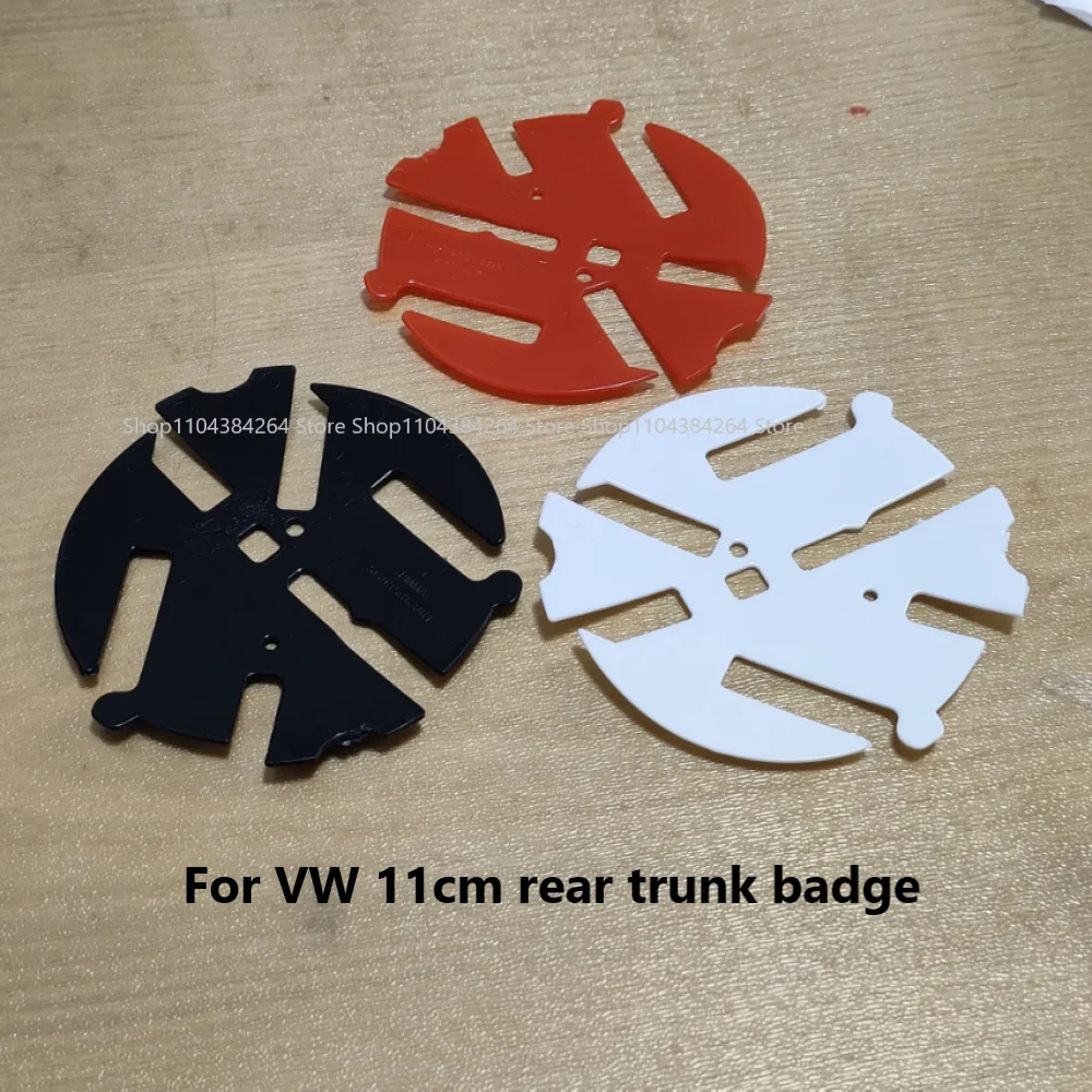 

ABS 110mm Rear Trunk Badge Lid Emblem Logo base plate Rear Hatch Lid base plate For VW Golf 7 7.5 MK7 MK7.5 GTI GTD R Rline