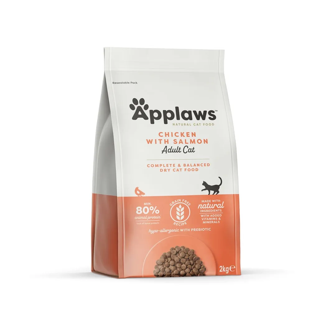 Zdjęcie 3: Sucha karma dla kota APPLAWS CAT Dry Kurczak i Łosoś 2kg