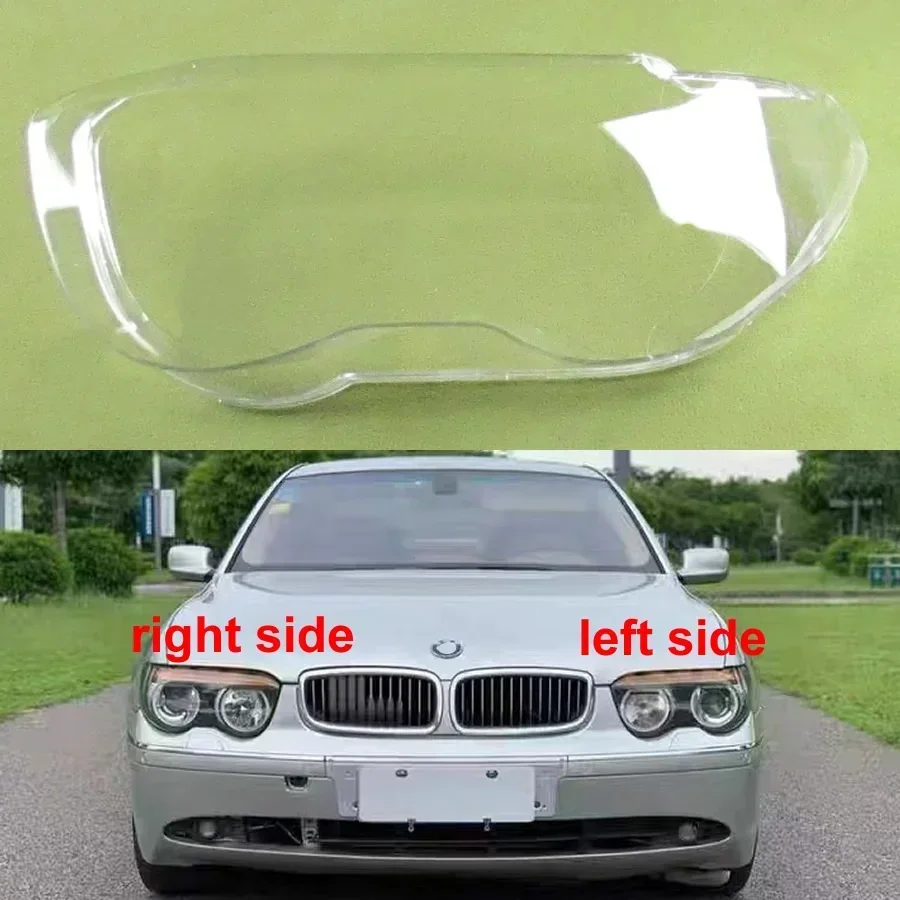 For BMW 7 Series E65 E66 2001 2002 2003 2004 Car Accessories Headlight Shell Lens Transparent Headlamp Cover Plexiglass