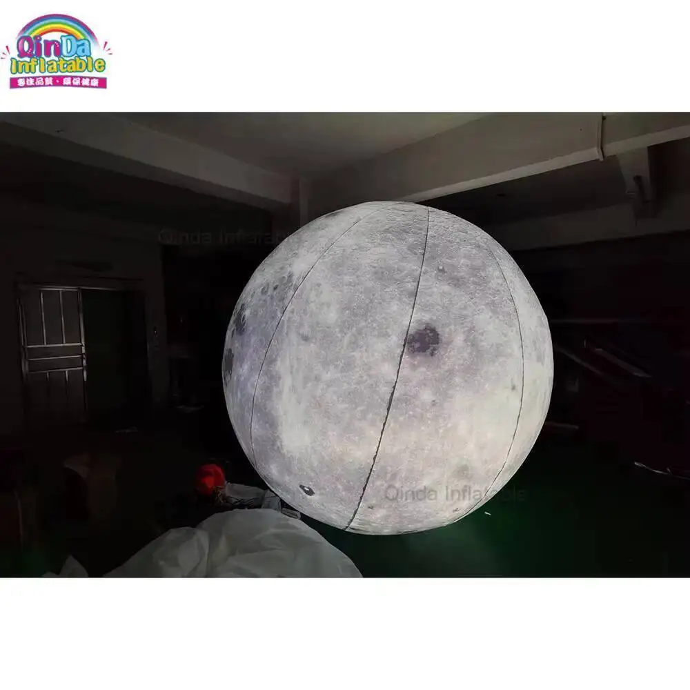 

Lighting Inflatable Moon Balloon Advertisement Inflatable Earth Globe With Led Light