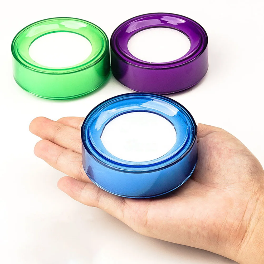 

5 Pcs Sponge Box Sponges Hand Wet Tool for Counting Finger Wetting with Lid Bank Office Supplies Cup Moistener