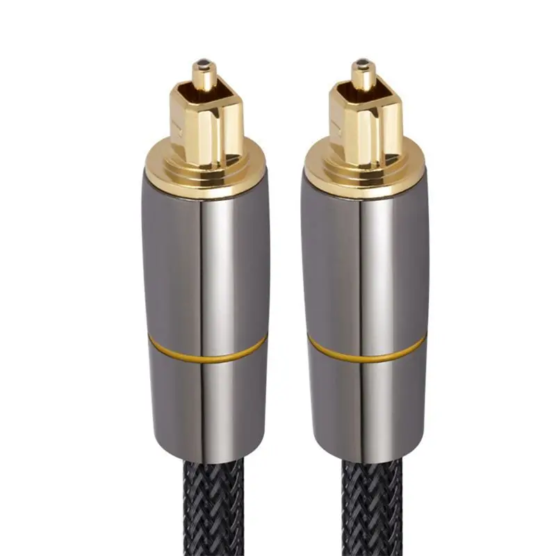 DT51 Digital Optical Fiber Audio Cable 5M, Toslink SPDIF Coaxial Cable for Amplifiers Soundbar, High Fidelity Low Loss, Plastic