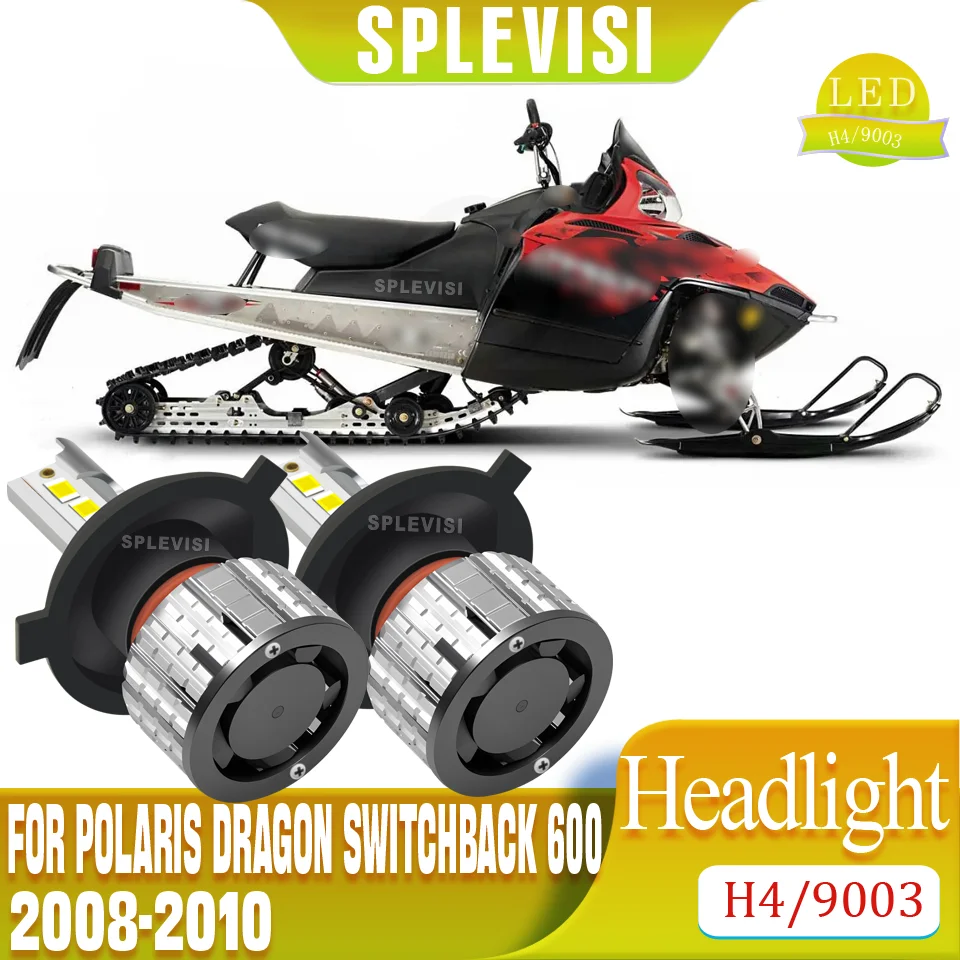 

Flexible Installation Instant Light Activation LED IP67 motorcycle Headlight For Polaris Dragon Switchback 600 2008 2009 2010