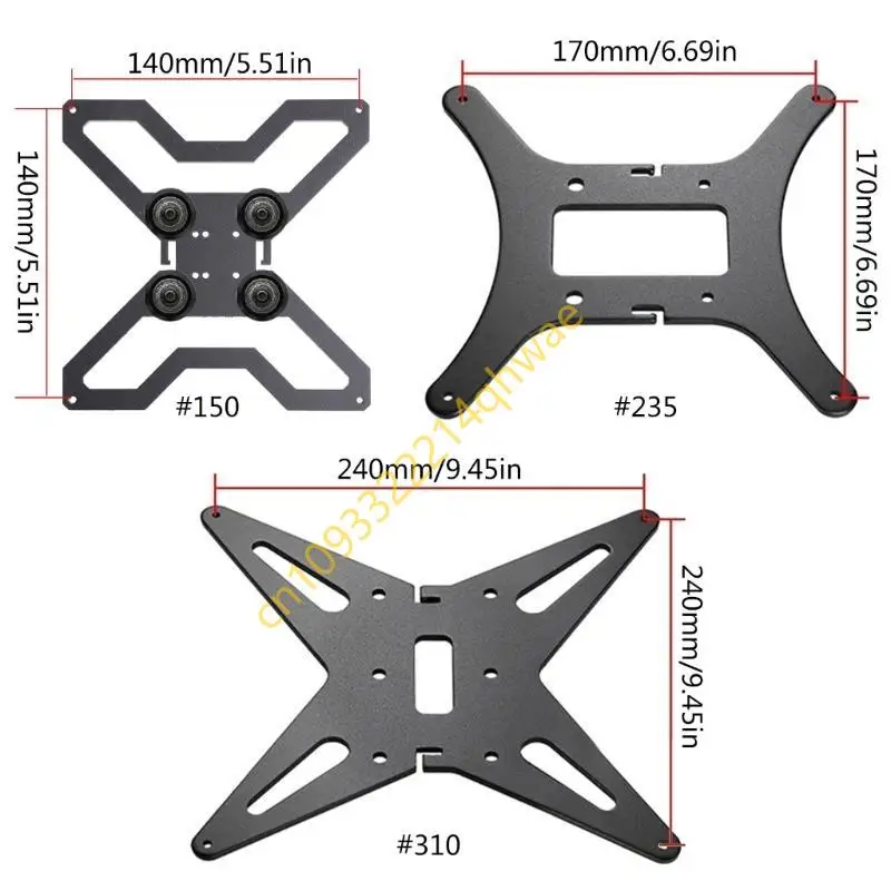 3D Printer Part YAxis Carriage Printing Platform Support for Ender 3 Cr-10 YAxis Stand Assemble DIY Aluminum