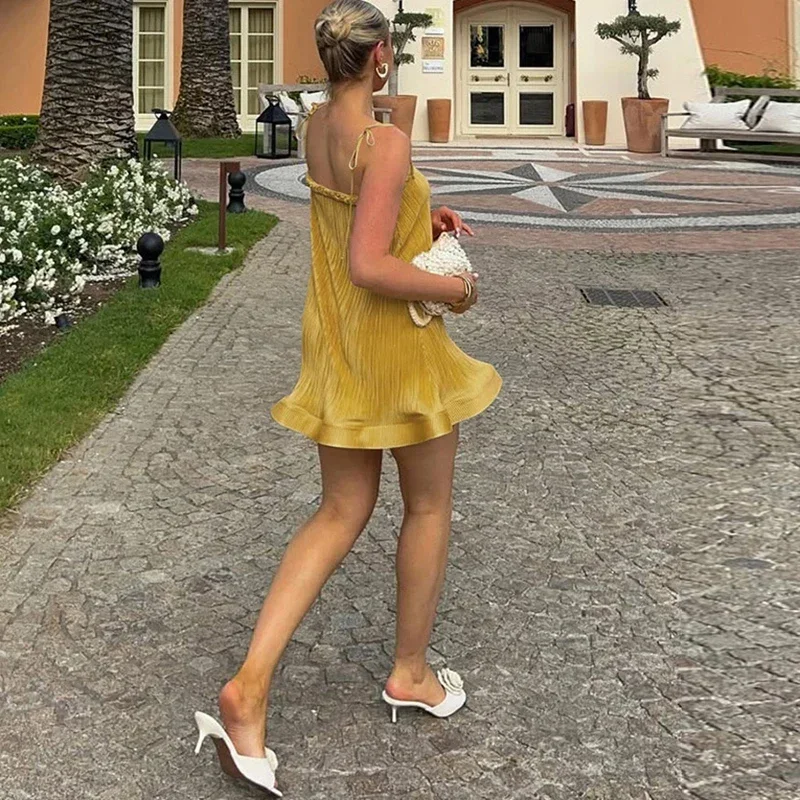 Neue Sexy Ärmelloses Trägerloses Minikleid Frauen Mode Lose Strand Urlaub Kleider Für Frauen Sommer Party Kurzes Kleid Boho