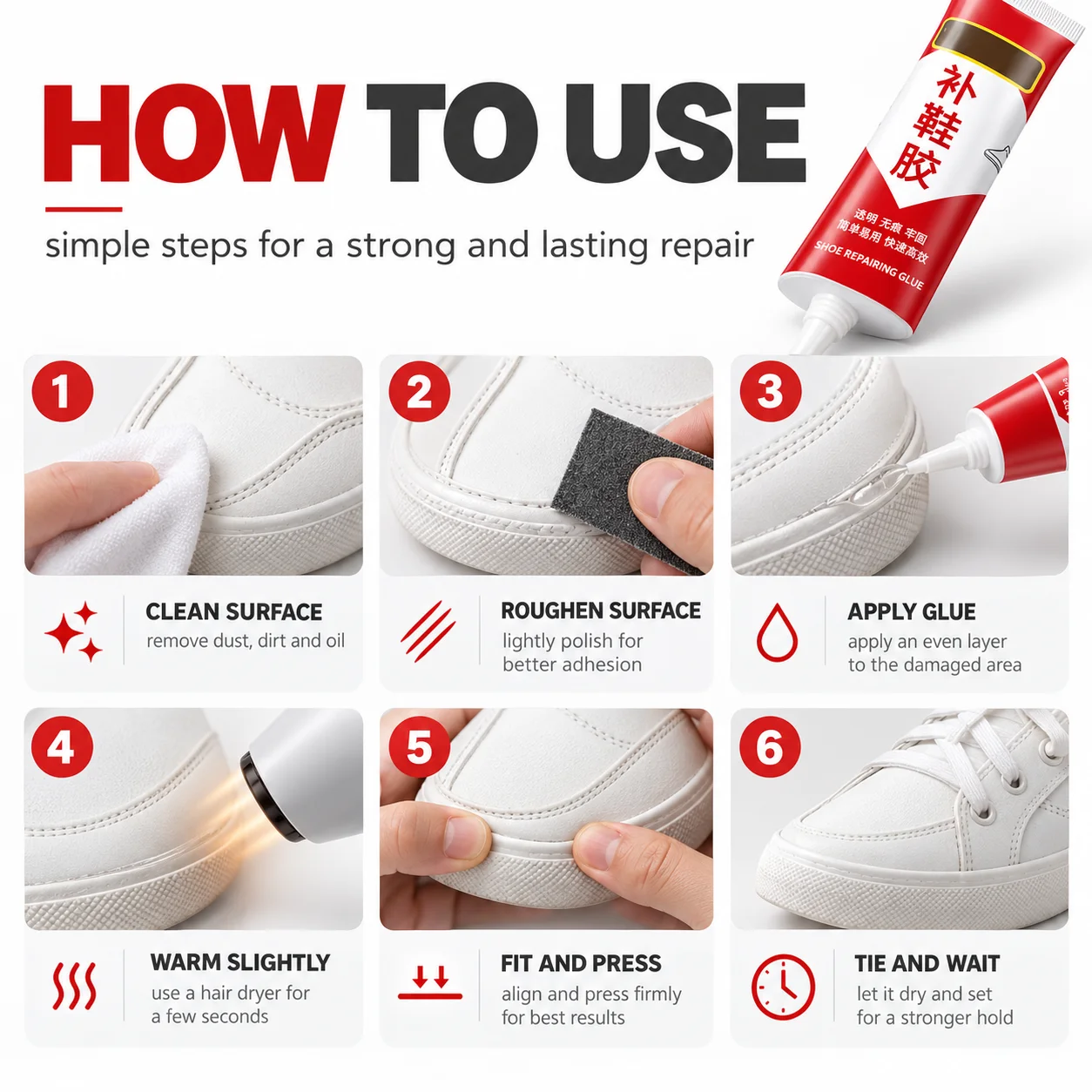 30g Strong Shoes Adhesive Glue Shoemaker Contact Tail Super Universal Waterproof Shoe-repairing Professional Repair Bond Tools