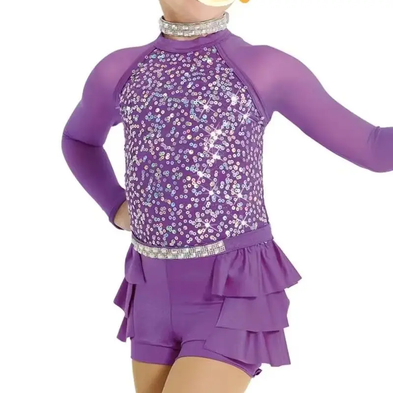 Neues Tanzkostüm, professionelles Jazztanzkleid, Performance-Kleid, Lodysuit, lateinamerikanisches Kleid