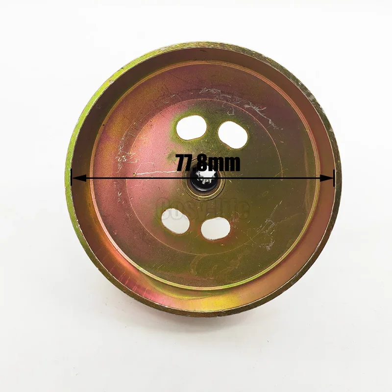 Imagem -04 - Tambor de Embreagem Quadrado para Aparador do Motor do Motor Peças do Cortador de Escova Dente Apto para Cg430 43a Bg430 430 Tl43 Tl52 Robin Nb411 Nb351