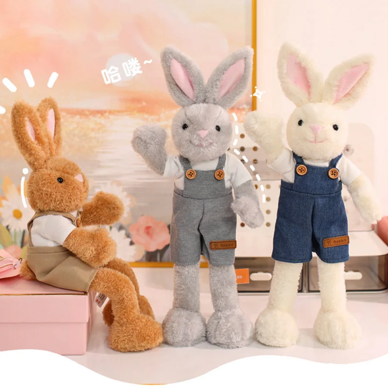 

27/35/47 см Ger Rabbit Series платье кролик плюшевая игрушка пара кролик кукла детская кукла-компаньон женский подарок на день рождения