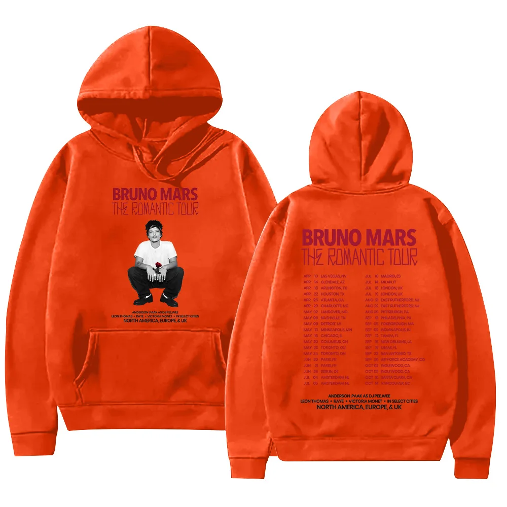 Bruno Mars The Romantic 2026 Tour Hoodie Bruno Mars Sweatshirt