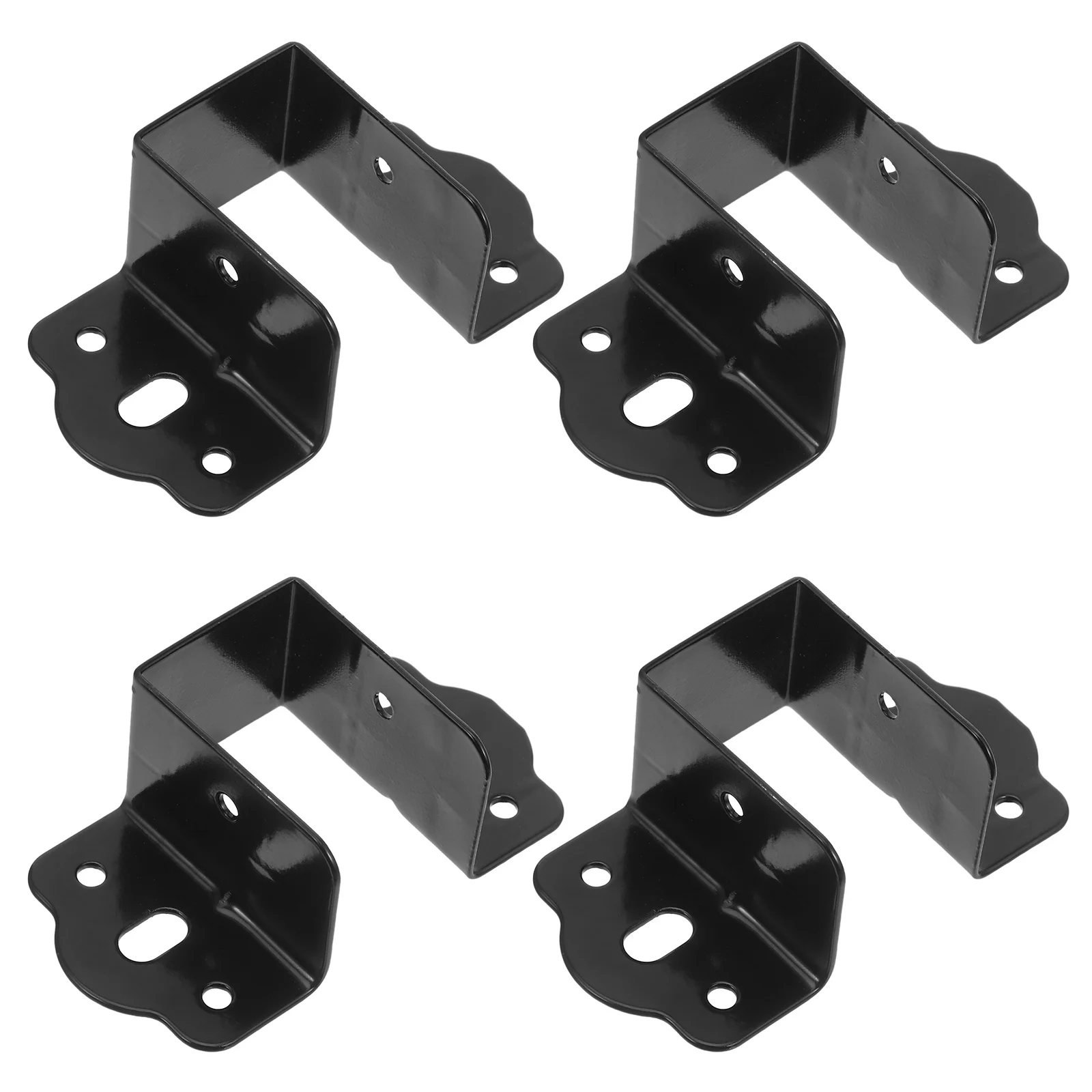 4 шт. аппаратные аксессуары, утолщенные кронштейны для поручней кровати, сверхпрочные металлические крепления, прочная пряжка для петли кровати для длительного использования