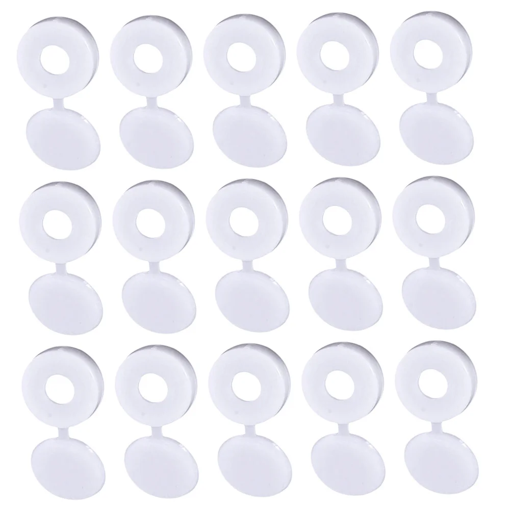 

100Pcs Screw Caps Durable Plastic Screw Protection Covers Folding Snap Covers for Dust Oil Water Resistance Bike Furniture