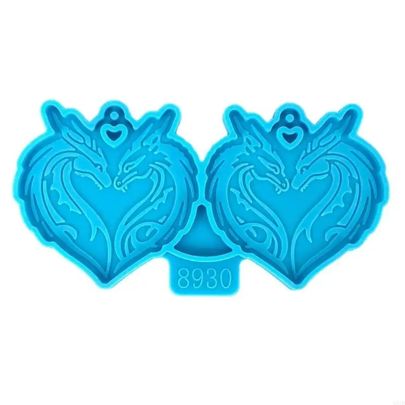 

Loves Dragon Earring Epoxy Resin Molds Silicone Mold Luggage Bag Casting Molds