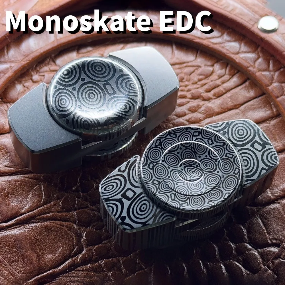 Monoskate EDC Er Pang Fidget Spinner Original Designs Two-Bladed Fidget Spinner Anxiety Relief Gadgets Gyro