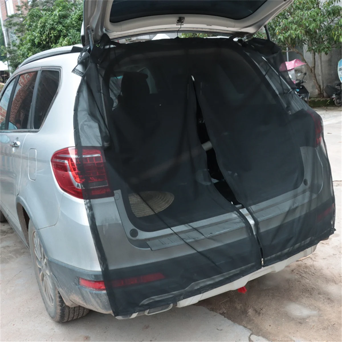 Car Window Sunshade, Rear Seat Window Sunshade, Car Anti-Mosquito Curtain, Heat Protection Stretch Car Window