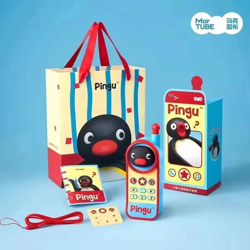 جديد حقيقي Pingu ستيريو Pingu السبر لعبة الموسيقى اللعب رئيس تهز كبير الطفل ستيريو مخصص هدية Pingu نموذج الاطفال اللعب