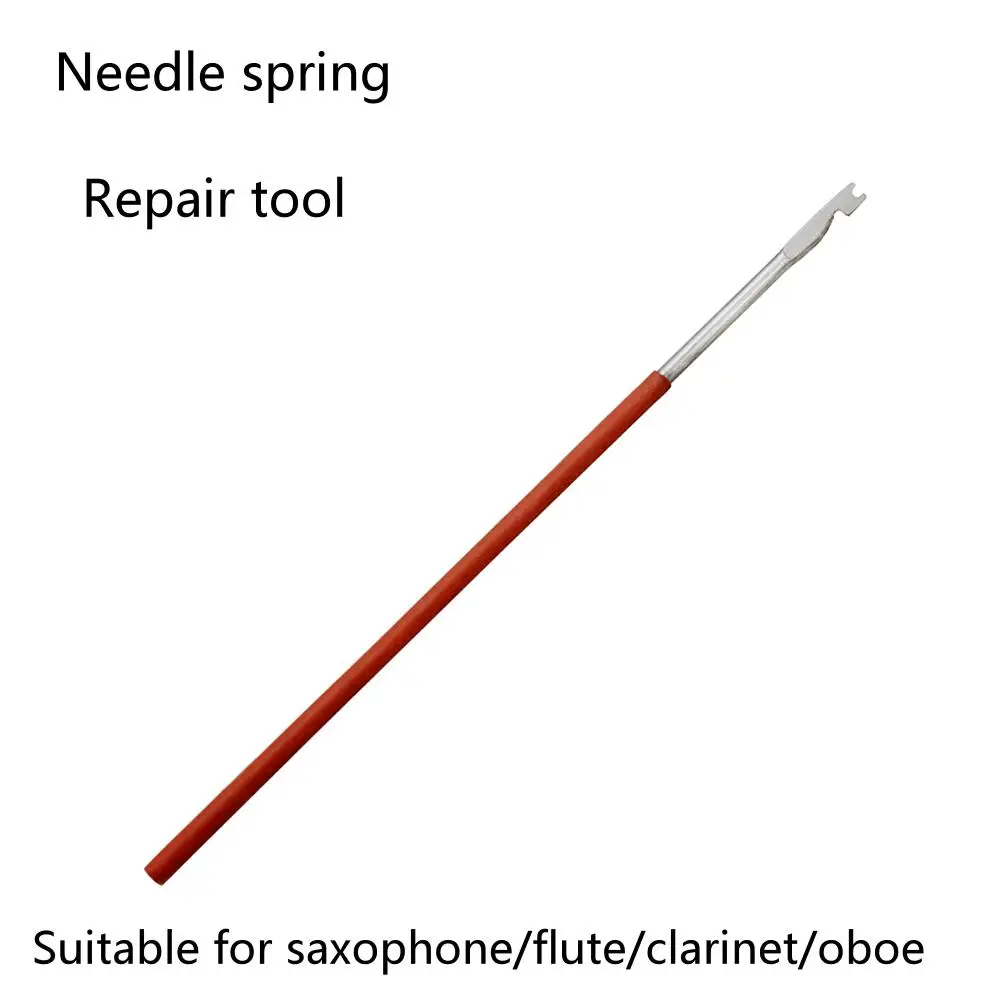 

Saxophone Needle Spring Adjustment Tool Metal Spring Hook for Oboe Flute Sax Clarinet Woodwind Musical Instrument Accessories