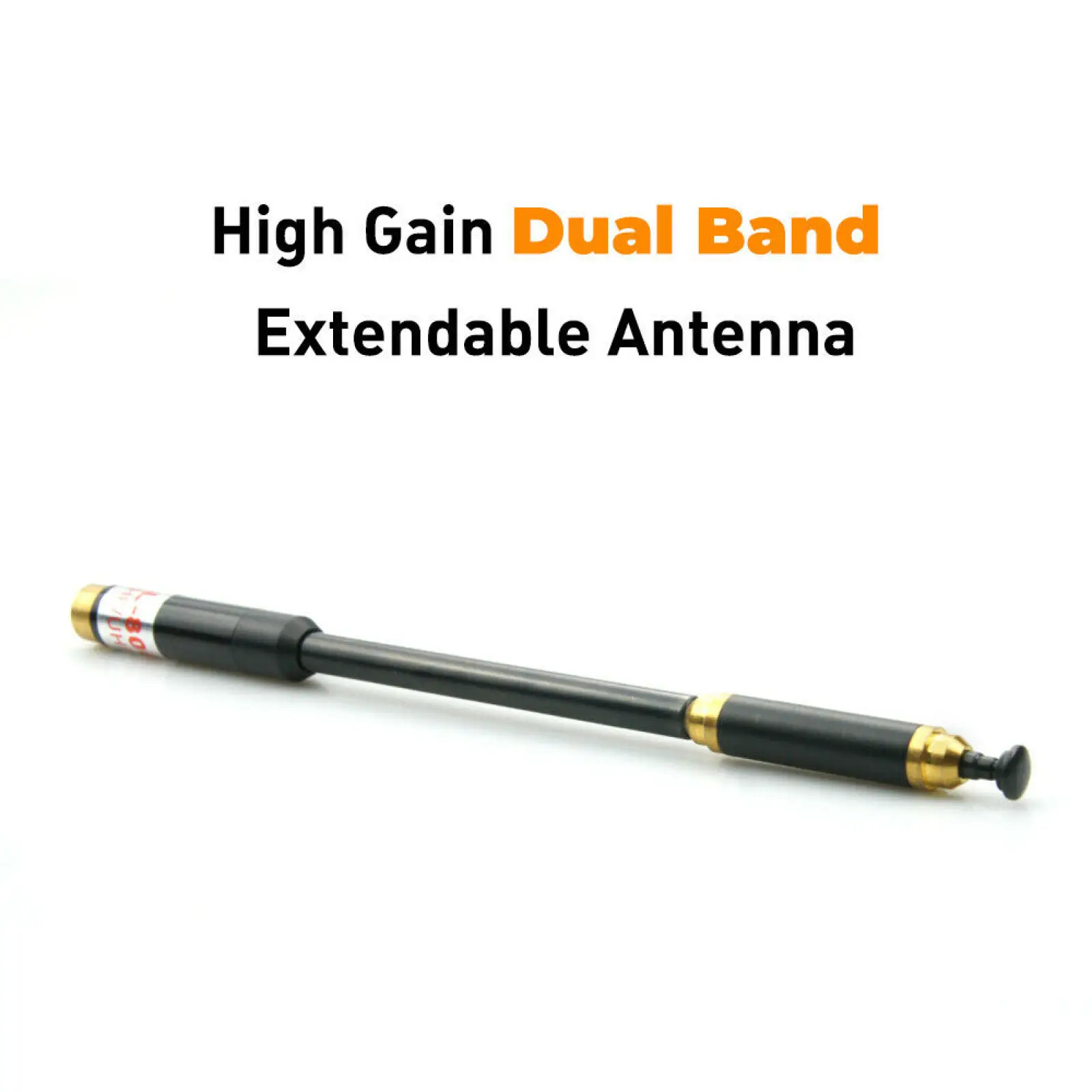 Telescopic Antenna For BaoFeng 144/430MHz High Gain AL-800 SMA-F 3.2dBi (VHF)/5.6dBi (UHF) Antenna For Kenwood For HYT Radio