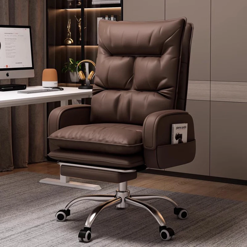 

Men Nordic Olive Drab Executive Wheel Swivel Computer Office Chair Lounge Designer Cadeiras De Escritorio Furniture