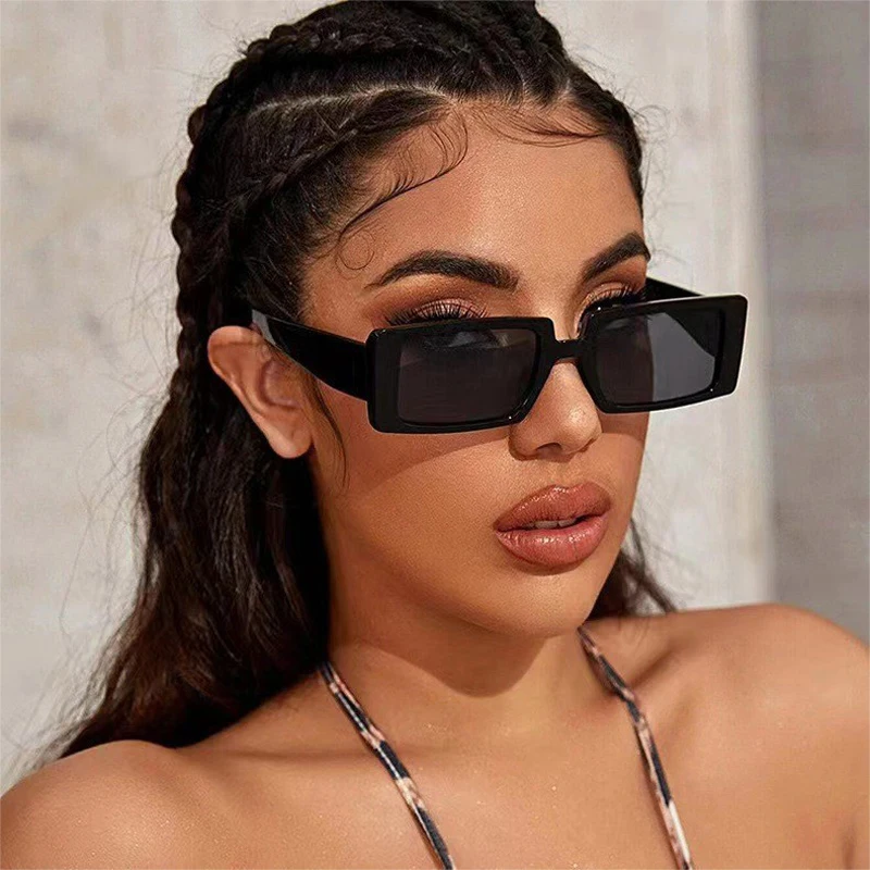 Square Sunglasses, Fashionable And Versatile Eyeglass Frames, Dopamine Colored Sunglasses For Men And Women 5214 image 2