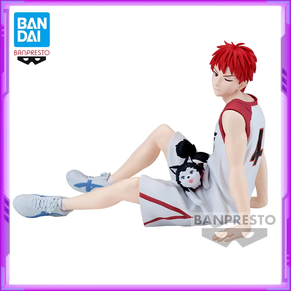 Original BANDAI Banpresto Kuroko's Basketball Interval Akashi Seijuro PVC Anime Figures Action Figure Model Toys Christmas Gifts