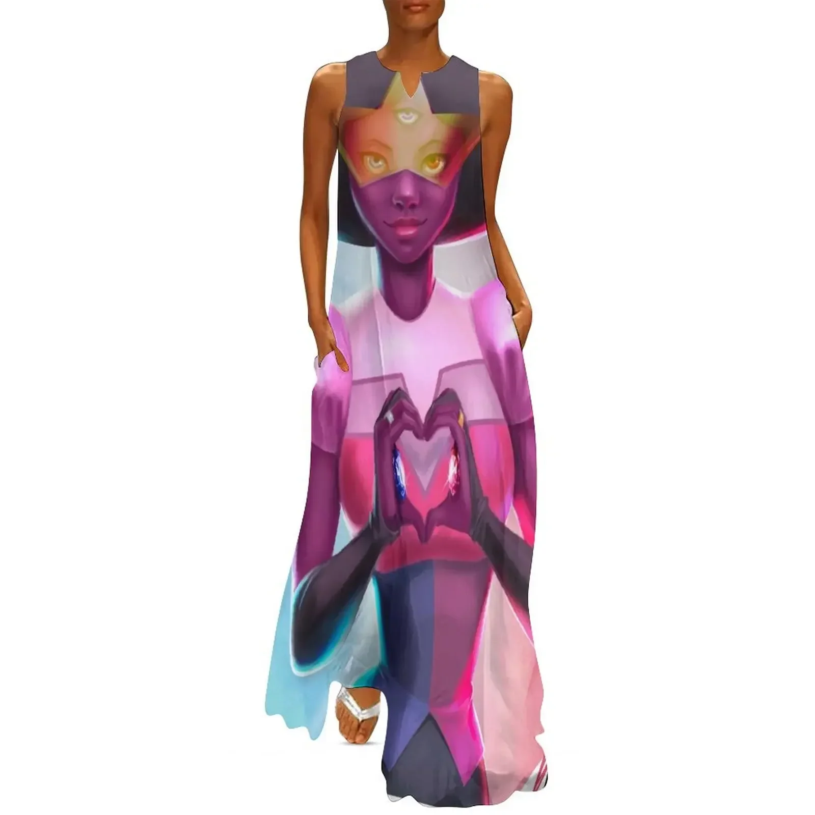 

GARNET Steven Universe Future Long Dress women's clothing summer 2025 novelties elegant women's sets dress for women Dress