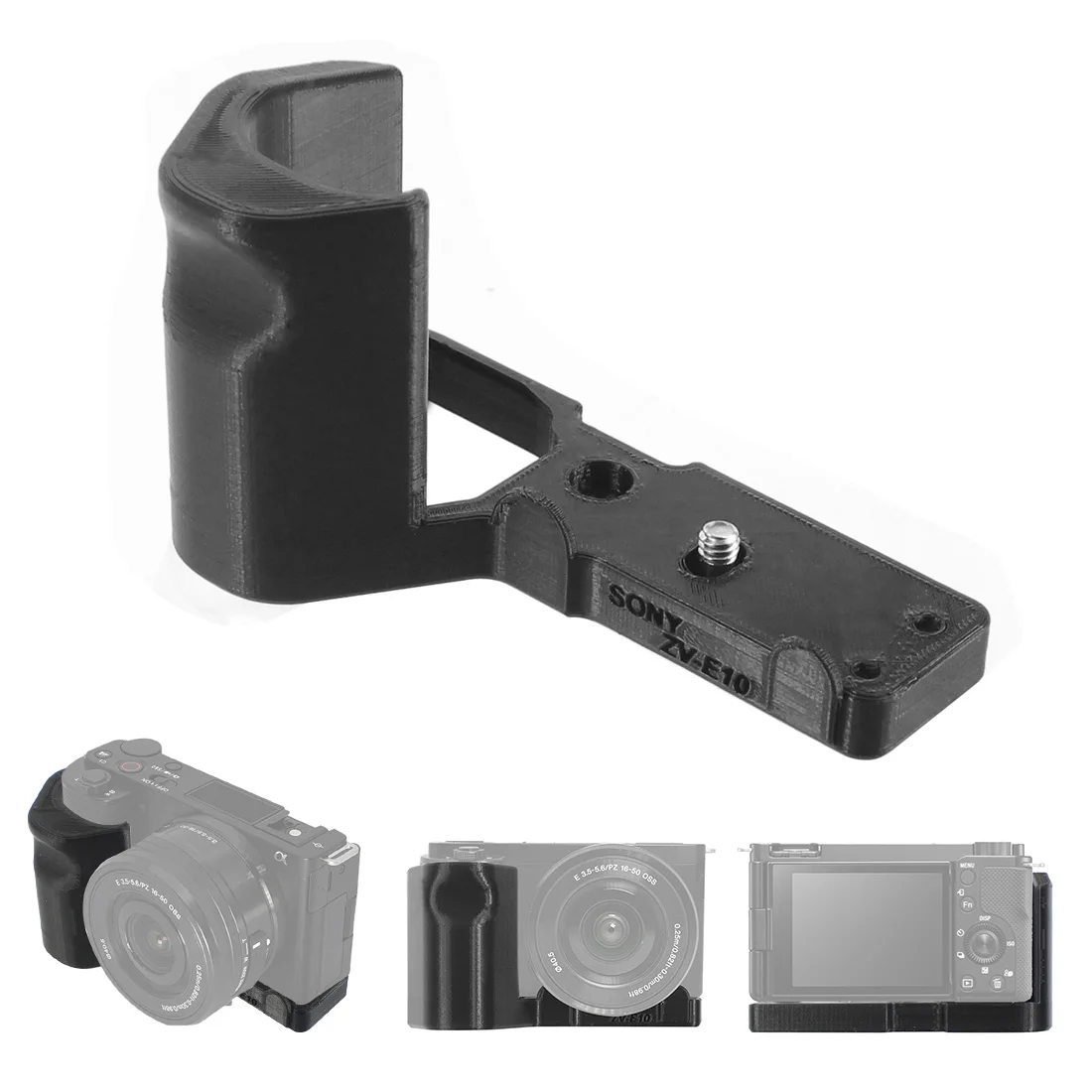 3D Printed PLA Camera L Bracket Vertical Quick Release L Plate for Panasonic Sony ZV-E10 Camera