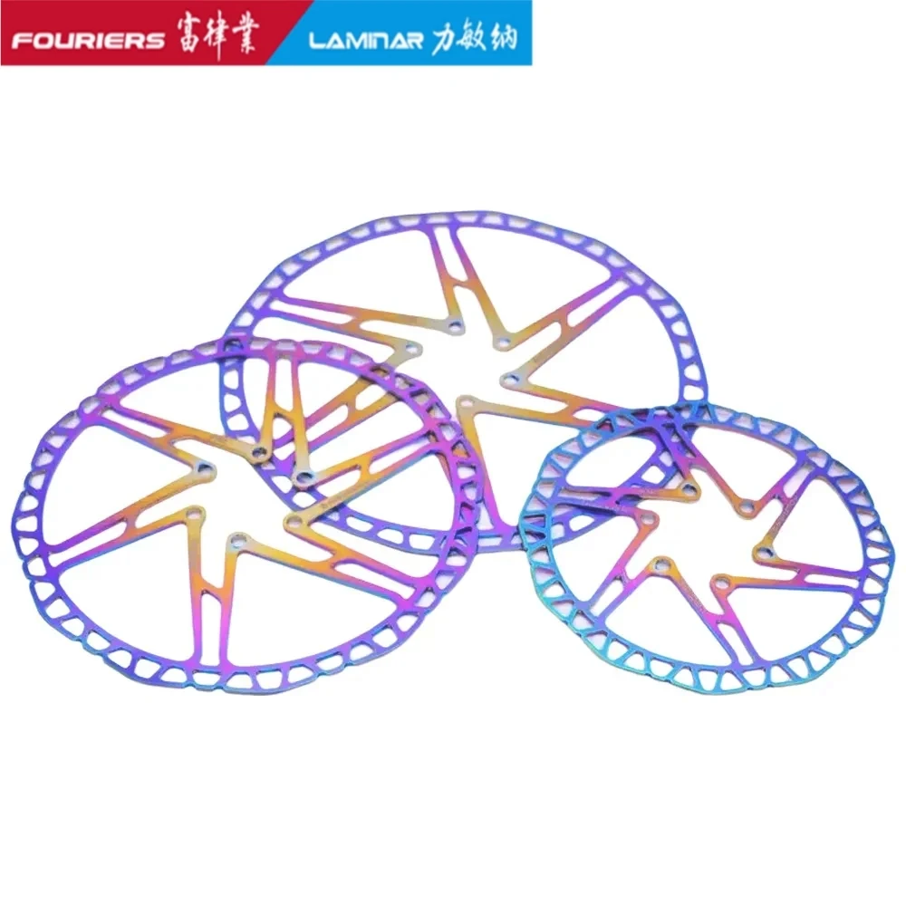 

Ротор дискового тормоза FOURIERS для дорожного велосипеда 140 160 180 203 мм, 6 болтов с титановым покрытием, гидравлические роторы дискового тормоза