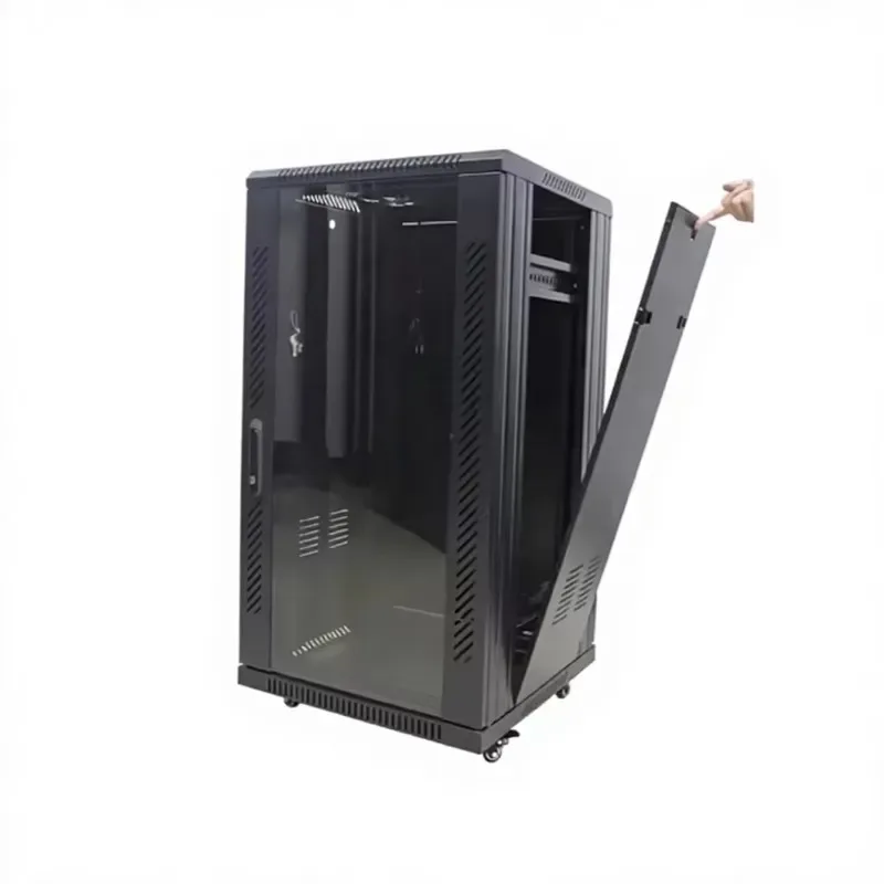 42U Floor Mounted 19 Inch Server Rack SPCC Cold Rolled Steel Network Cabinet for Data Centers and IT Rooms