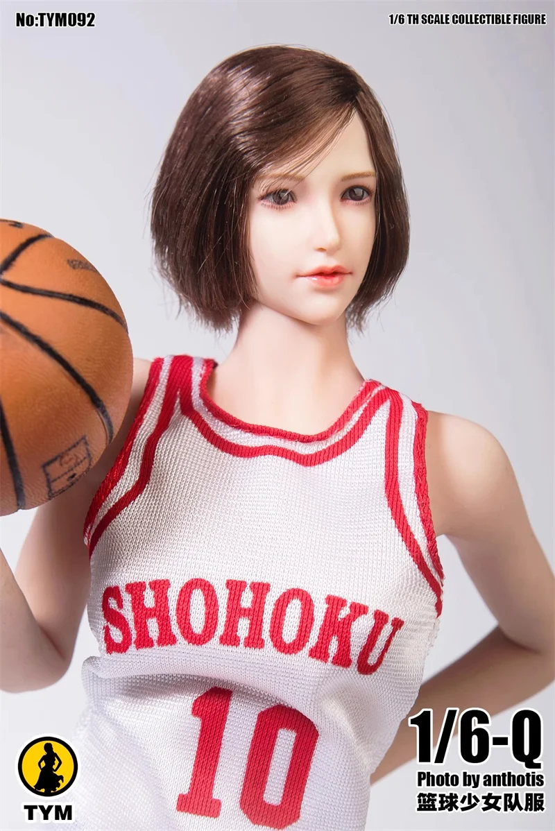 In Stock TYM092 1/6 Scale Fashion Trend Handsome Female Soldier Basketball Uniform Fit 12inch Action Figure Model Toys