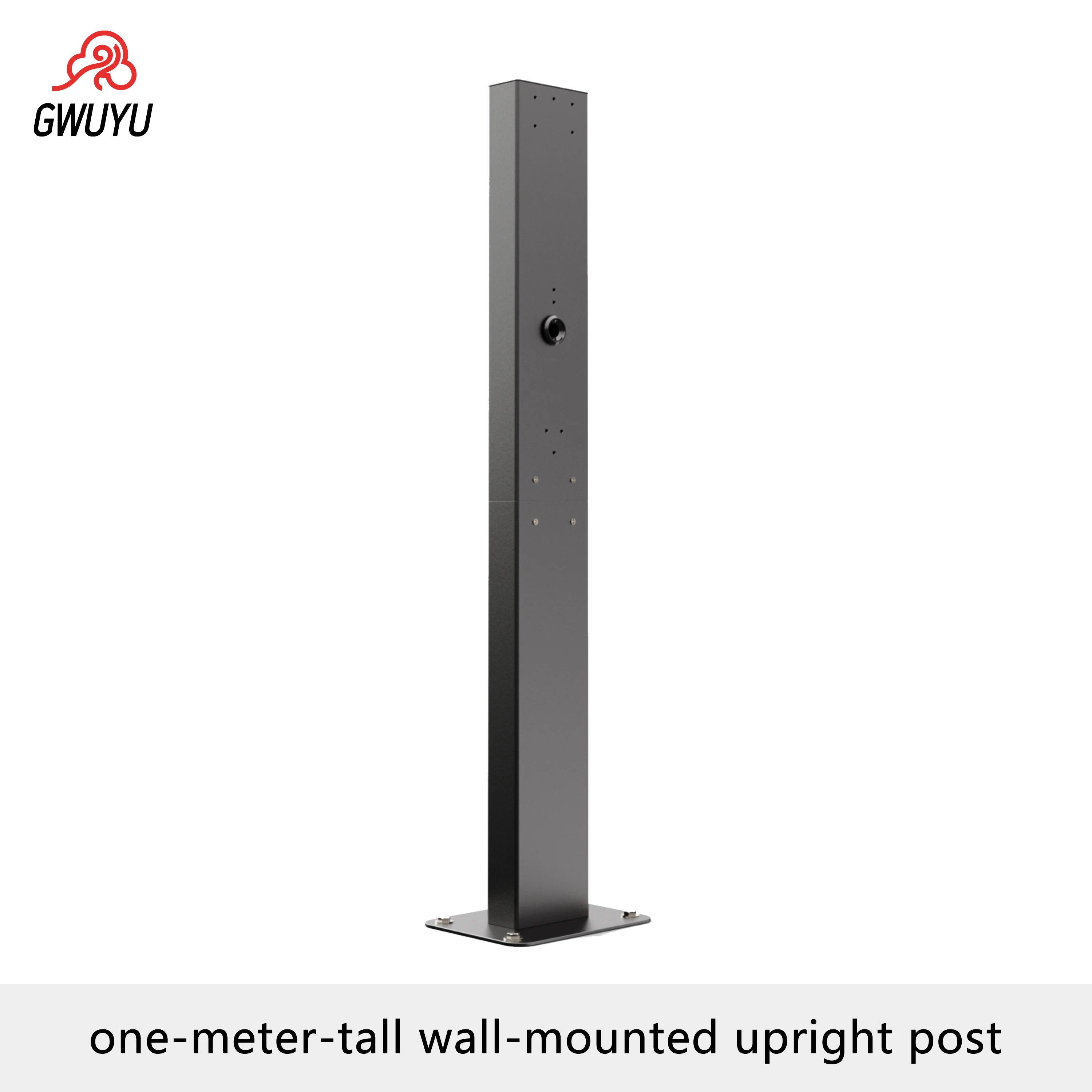 GWUYU Home EV Charging Pillar Aluminum Alloy Detachable Combined AC Charging Station Support Type1 Type2 7KW 11KW 22KW