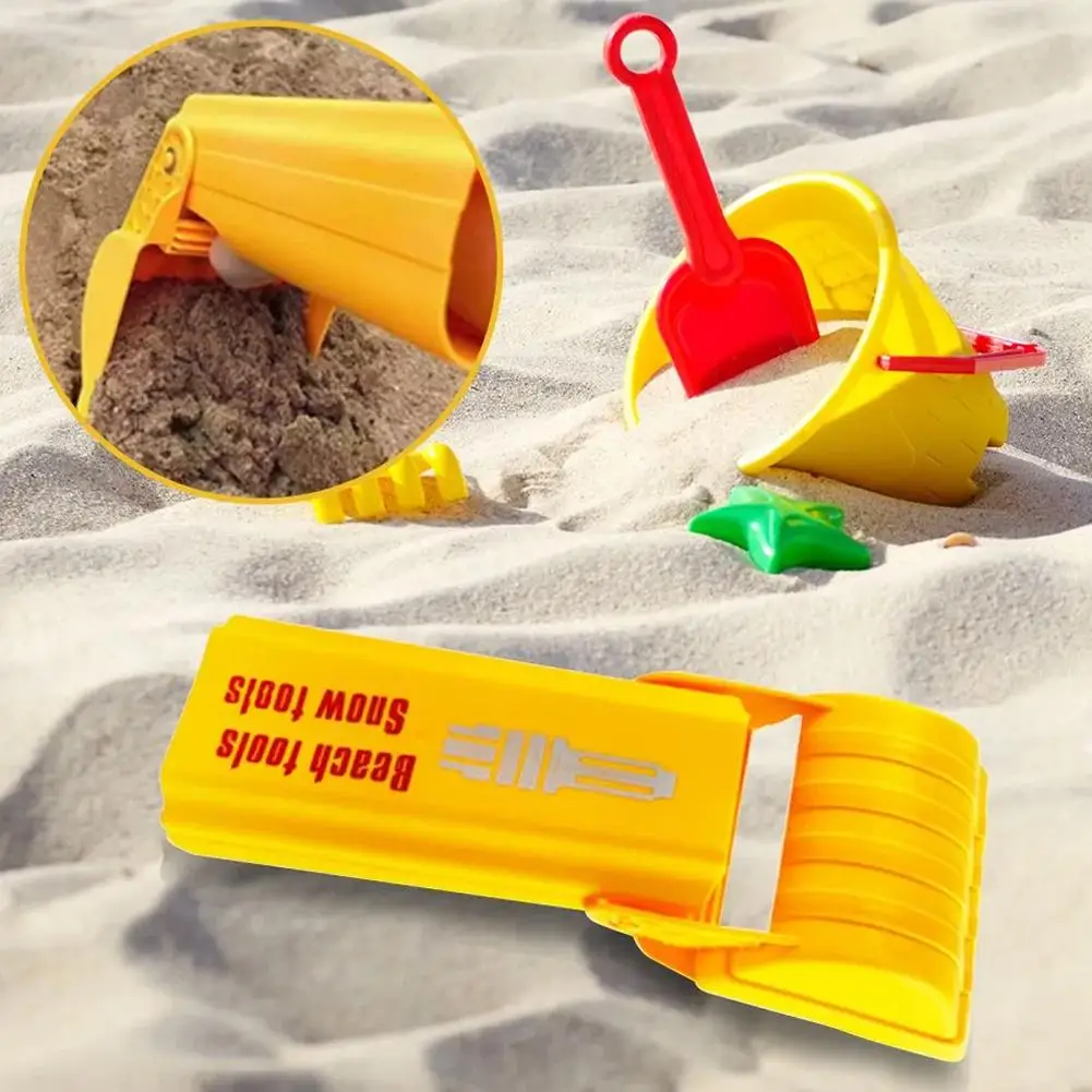 

Большая детская игрушка-экскаватор для песка и снега - гибкий ковш для копания песка, снега и грунта. Подарок для мальчиков и девочек. Хит продаж для игр на улице.