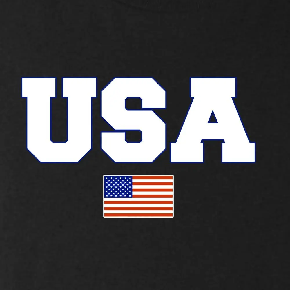 Vintage Varsity Letters USA Flag Americana/American Pride Mens Premium Tri Blend T-Shirt