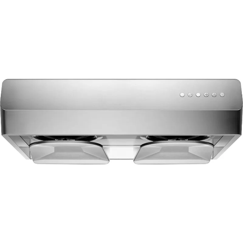 

Pixie Air UQS3001 30” Stainless Steel Under Cabinet Range Hood, 800 EQUIV. CFM Kitchen Over Stove Exhaust Vent