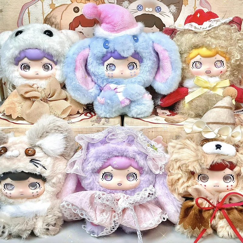 

Baobao Fluffy Fantasy Series Blind Box Cute Baobao Vinyl Plush Blind Box Anime Figure Bag Pendant Keychain Mystery Box Gifts Toy