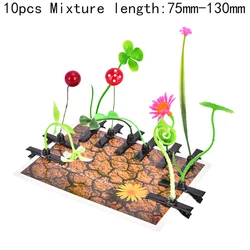 Cute Grass Hair Clip Flower Mushroom Bean Hairclip Women Children Plants Hairpin