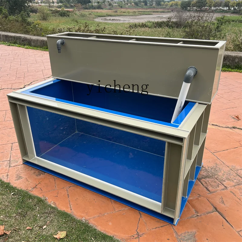 

TQH external reinforcement Koi fish pond viewing surface filter professional breeding courtyard balcony fish tank