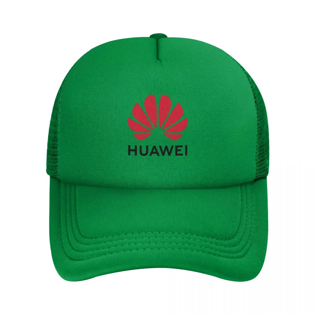 New Black Huawei Logo Baseball Caps Unisex Snapback Hat Breathable Mesh Sun Gorras Bone image 2
