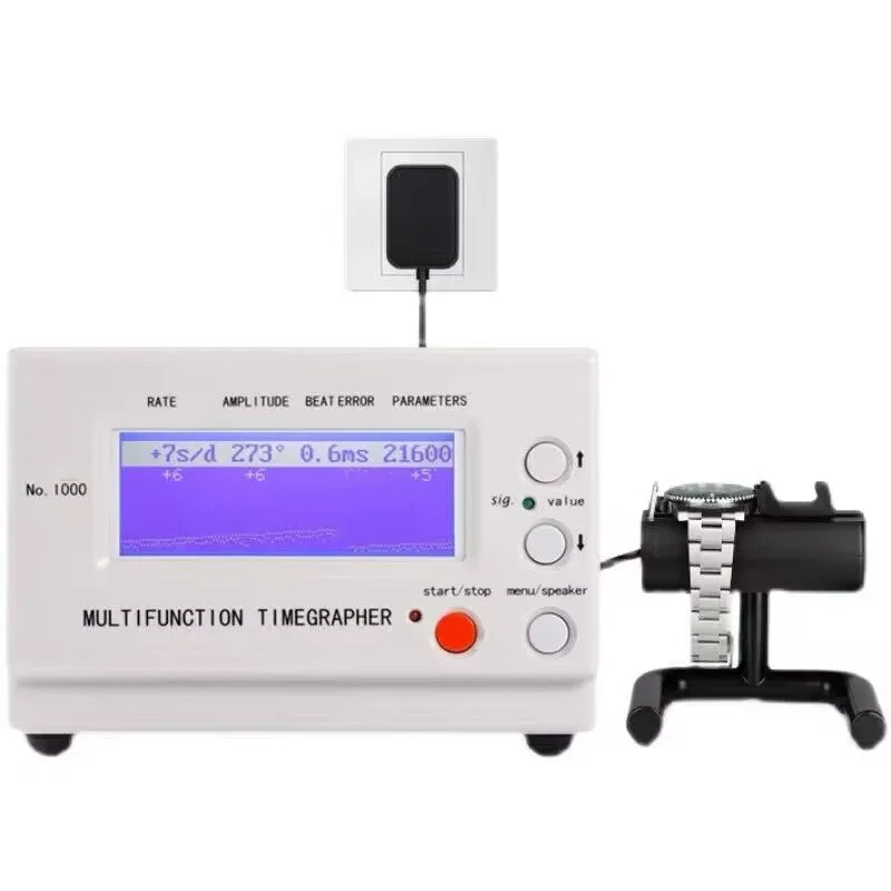 

No.1000 Chronograph Mechanical Watch Tester Maintenance Enthusiast Test Tool Watch Test Repair Tool Chronograph Tester