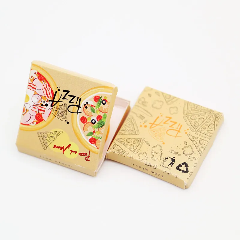 Dollhouse Mini Simulation Delivery Box Pizza Small Cloth Doll Miniature Food And Play Scene Decor Ob11 Model Shooting Props - Image 3