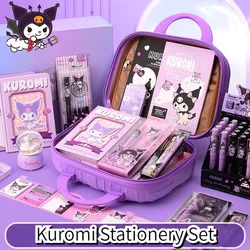 Sanrio Student Stationary Set Girl High End Gift Kuromi Anime Figure Gift Bag Birthday Present Fashion New Style Wholesale Cute