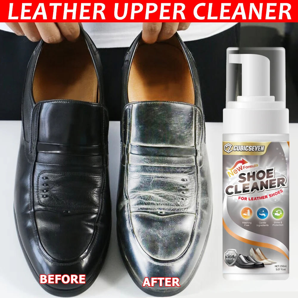 Cubicseven Shoe Repair Cleaning 150ML Leather Shoe Spray Sofa Car Seat Bag Filler Repair Refurbishment Cream Leather Cleaner