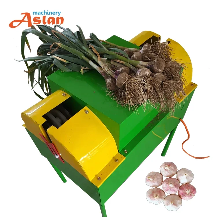 #425 Steel Blade Garlic Stem Cutting Machine Onion Leaf Root Cutting Machine