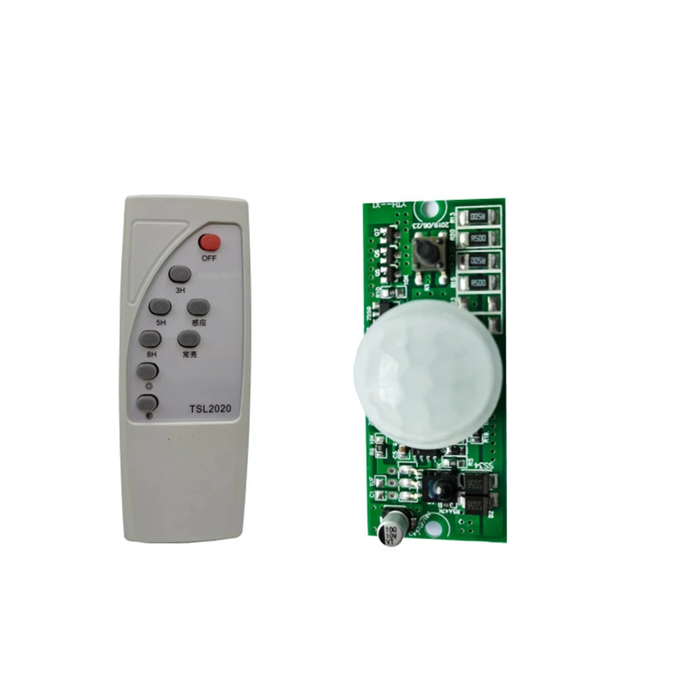 Solar Remote Control Circuit Board 3.2V 3.7V For Street Light Controller Human Body Induction Dimming Solar LED Lamp Accessories